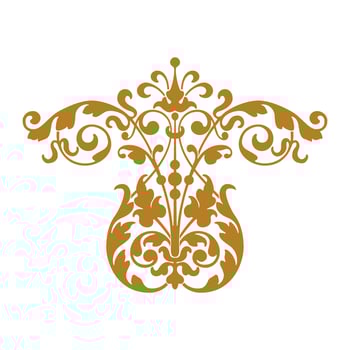 Ornate ornament design and decorative elements. Classic calligraphic and floral vector illustration.