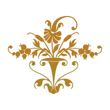Ornate ornament design and decorative elements. Classic calligraphic and floral vector illustration.