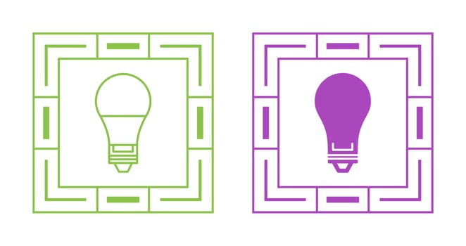Electric Bulb Vector Icon