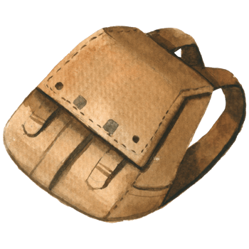 bag watercolor cartoon cute png