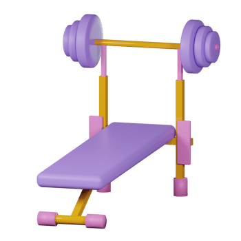 gym equipment 3d icon pack png