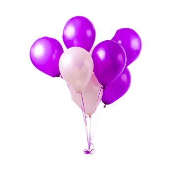 party balloons transparent png