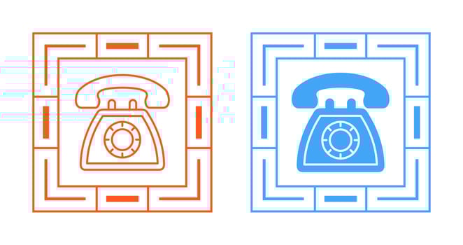 Telephone Vector Icon