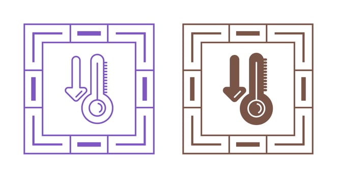 Low Temperature Vector Icon