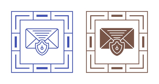Mail Protection Vector Icon