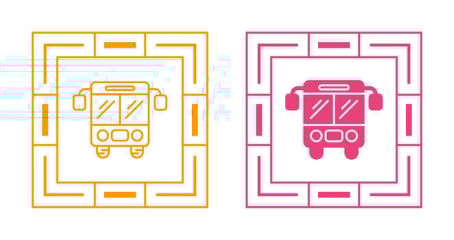 Bus Vector Icon