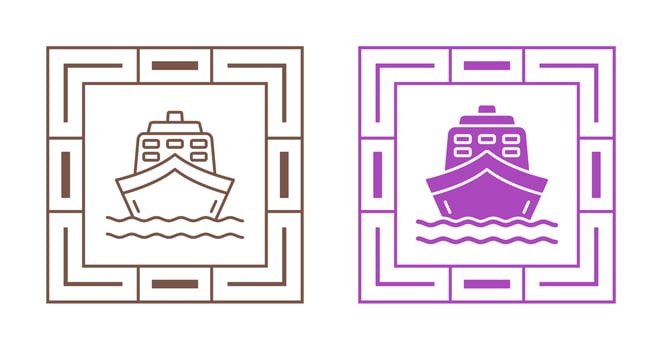 Ship Vector Icon