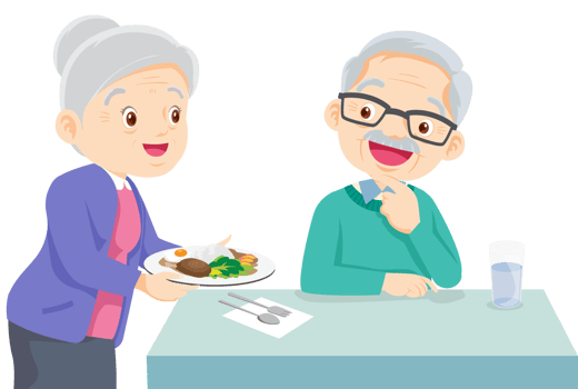 Grandparents,elderly people,grandfather and grandmother, characters in various activities png