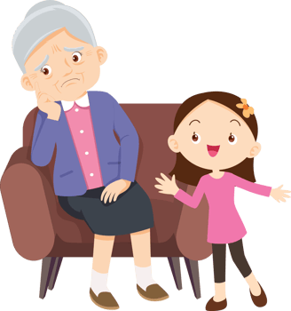 Grandparents,elderly people,grandfather and grandmother, characters in various activities png