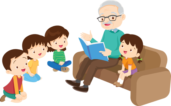 Grandparents,elderly people,grandfather and grandmother, characters in various activities png