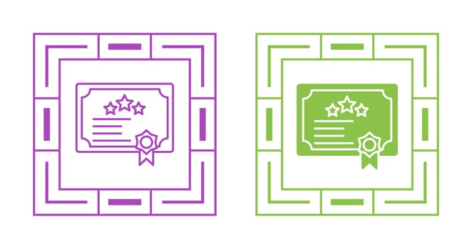 Diploma Vector Icon