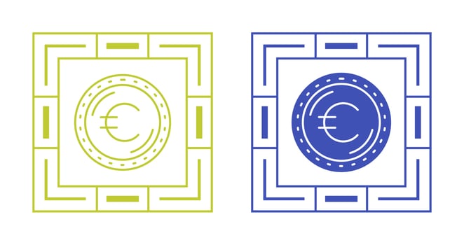 Euro Currency Vector Icon