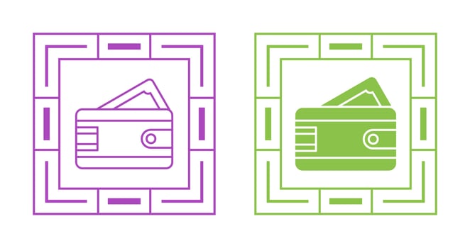 Wallet Vector Icon