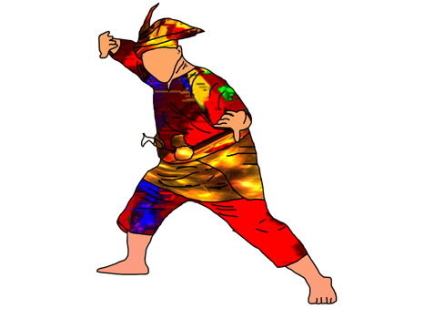 Cubby Nusantara warrior show step dance martial art png