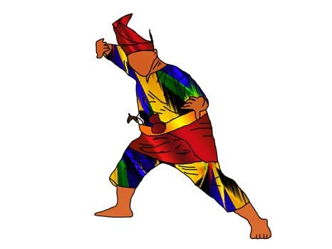 Cubby Nusantara warrior show step dance martial art png