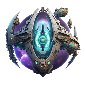 Alien Spaceship Png Ai Generative