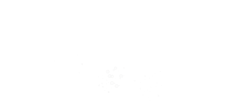 White shining bokeh lights with glowing particles  on transparent background. PNG