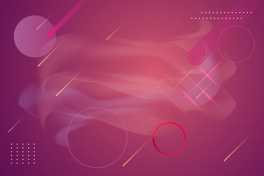 Abstract colorful shapes with pink and purple background vector