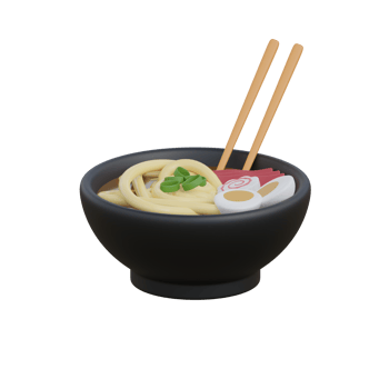 3d Japanese food ramen noodles icon png