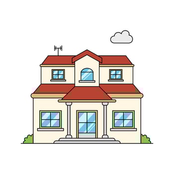 Nice Modern House vector