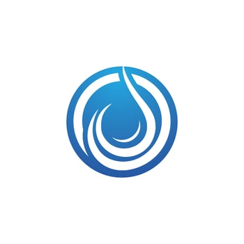 water drop Logo Template vector