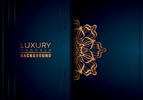 Luxury mandala background ornamental, arabesque style With Golden Arabesque Pattern Style. Decorative Mandala Ornament For Print, Brochure, Banner, Cover, Poster, Invitation Card vector