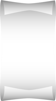 Realistic paper sheet with folded corner. Paper sheet A4 with shadows on transparent background. PNG. png
