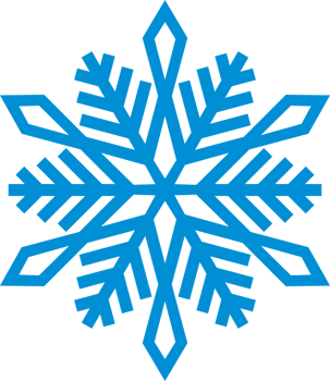 Snowflake Icon PNG Illustration