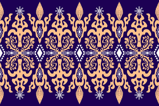 Ethnic Figure aztec embroidery style. Geometric ikat oriental traditional art pattern.Design for ethnic background,wallpaper,fashion,clothing,wrapping,fabric,element,sarong,graphic,vector illustration vector