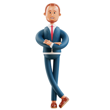 business man pose folding arms png