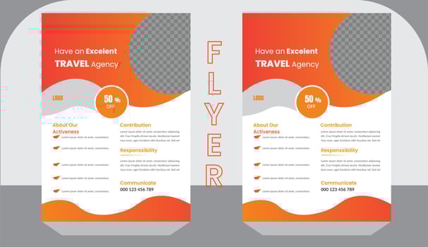 Flyer Design for business vector