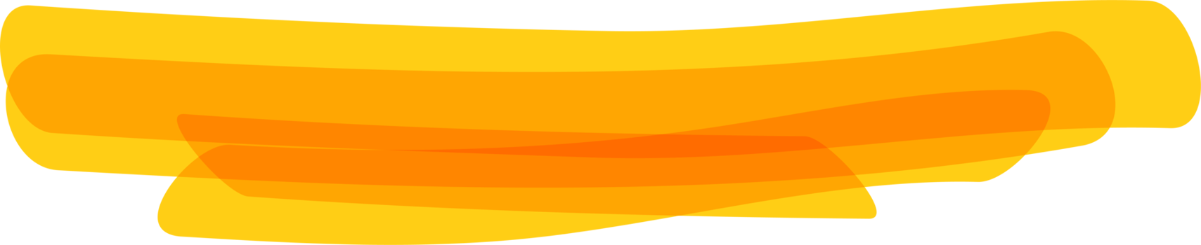Hand drawn orange highlight marker stripes on transparent background. PNG. png