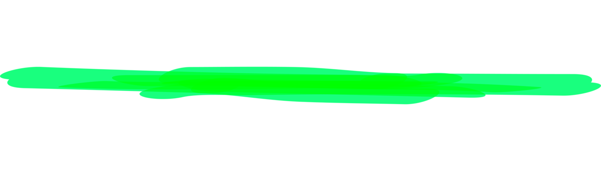 Hand drawn green highlight marker stripes on transparent background. PNG. png