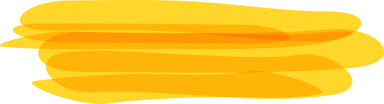 Hand drawn orange highlight marker stripes on transparent background. PNG. png