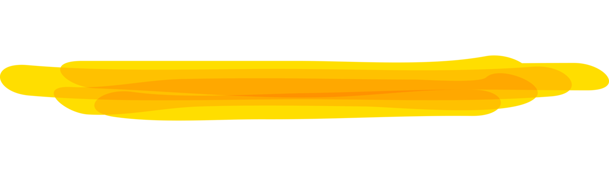 Hand drawn orange highlight marker stripes on transparent background. PNG. png