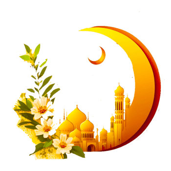 AI generative Eid Mubarak png