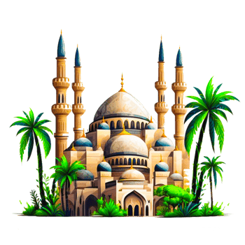 Islamic mosque illustration png
