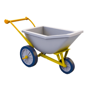 wheelbarrow illustration aesthetic png