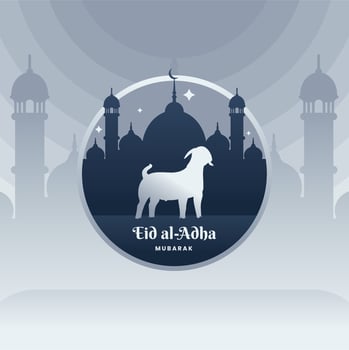 Eid al adha Vector Illustration Background Islamic Style