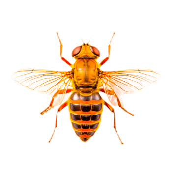 AI generative bee png transparent