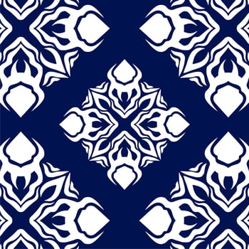 geometric cool abstract floral pattern vector