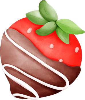 cute summer red fresh fruit watercolor hand drawing png