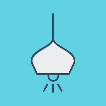 Overhead Light Vector Icon