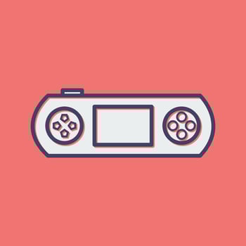 Gaming Console Vector Icon