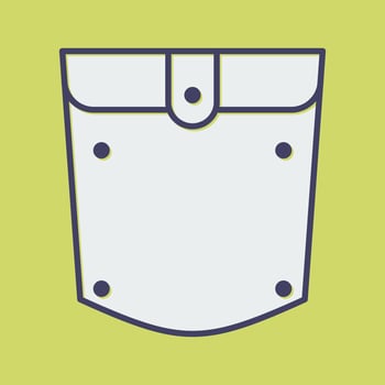 Pocket Square Vector Icon