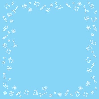 Medical Items Wallpaper Background Vector