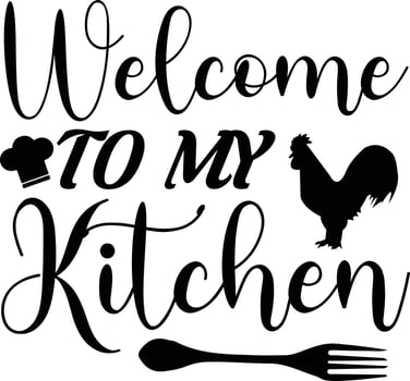 Kitchen Quotes Design vector
