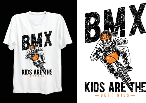 bike t-shirt design vector