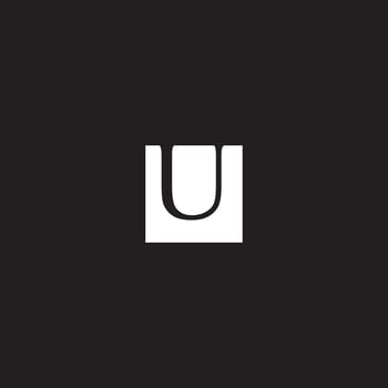 u  logo icon design template elements vector