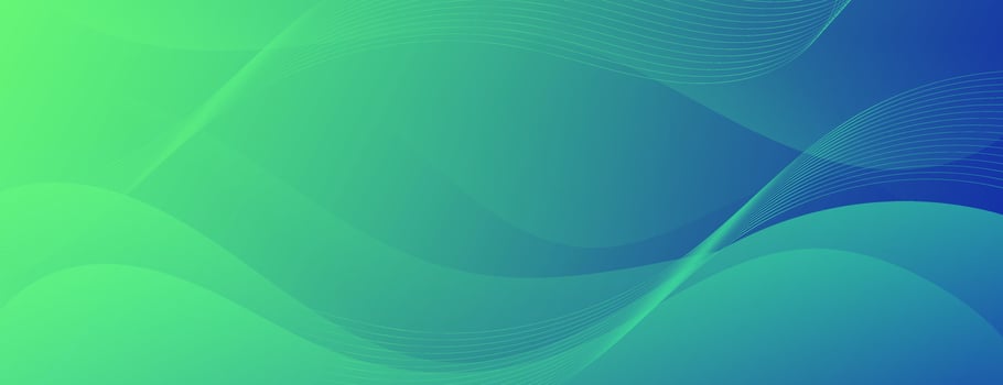 Abstract Gradient green blue liquid Wave Background vector